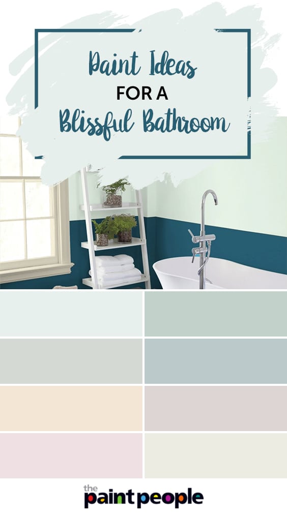 Paint ideas from The Paint People for a blissful bathroom | The Paint People
