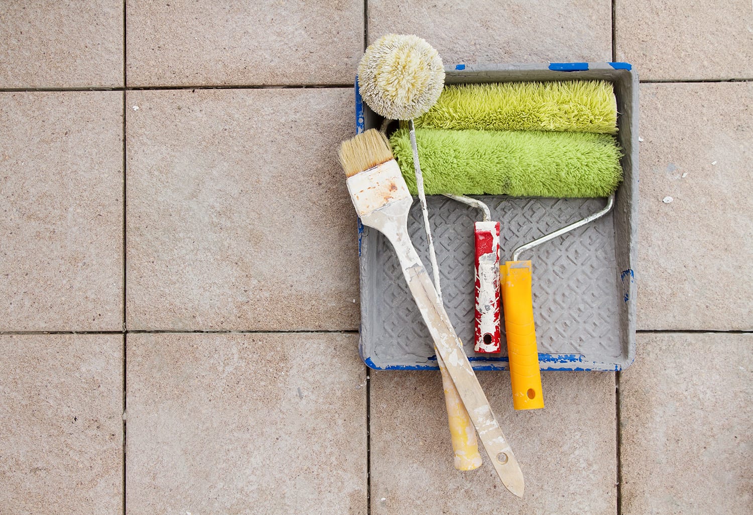 The Paint People guides you through how to paint floor tiles in today's article